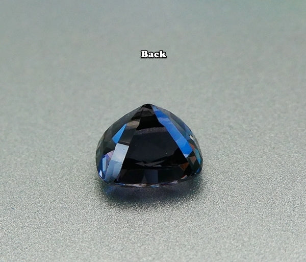 1.42CT エクセレントレアクッション 100% 天然パープルブルースピネル