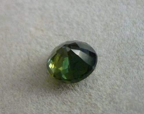 1.45CT GORGEOUS ROUND BLUE GREEN SAPPHIRE