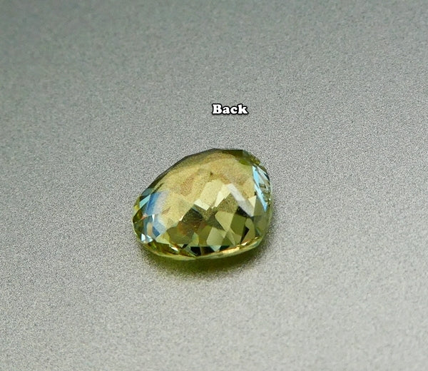 1.64CT 美しいハートカット 100% 天然カナリーイエローベリル