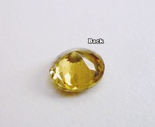 1.79CT 優れたラウンドイエローセイロンジルコン