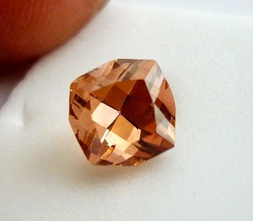 1.79CT RARE GORGEOUS CUSTOM CUT 100% NATURAL ORANGE PINK TOURMALINE