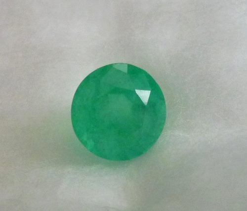 1.82CT EXCELLENT ROUND GREEN COLUMBIAN EMERALD