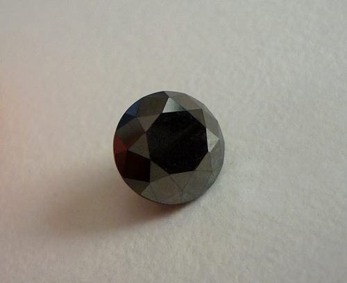 1.94 CT 認定非加熱クリーンな大きく眩しい地球採掘ブラック ダイヤモンド