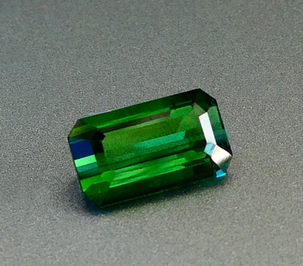 1.95CT EXCELLENT OCTAGON 100% NATURAL BLUE GREEN TOURMALINE