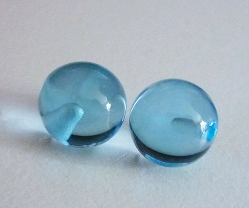 10.04CT EXCELLENT FLAWLESS CUSTOM 100% NATURAL BLUE TOPAZ BALL PAIR