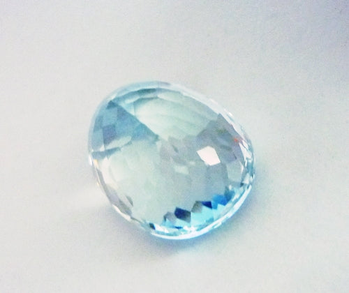 16.06CT UNHEATED GORGEOUS HUGE 100% NATURAL LIGHT BLUE TOPAZ