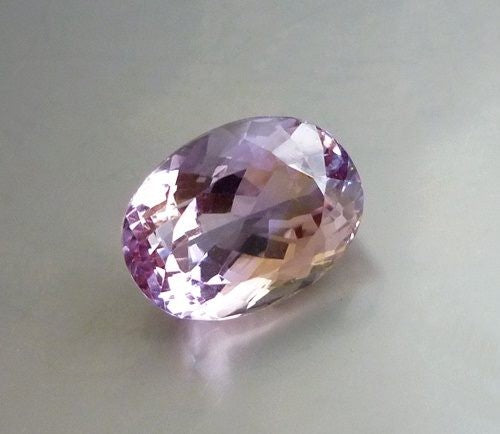 11.22CT GORGEOUS EXCELLENT CUT  NATURAL PURPLE YELLOW AMETRINE