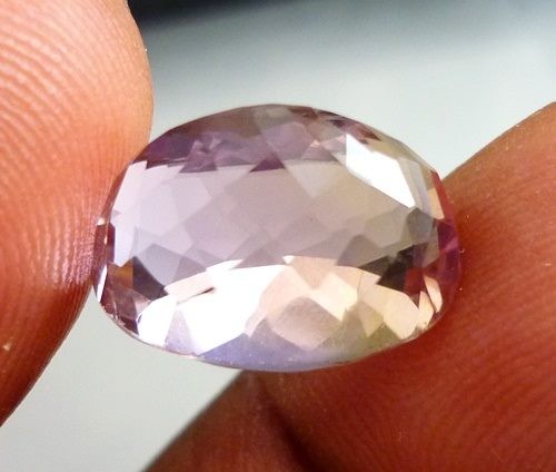 11.22CT GORGEOUS EXCELLENT CUT  NATURAL PURPLE YELLOW AMETRINE