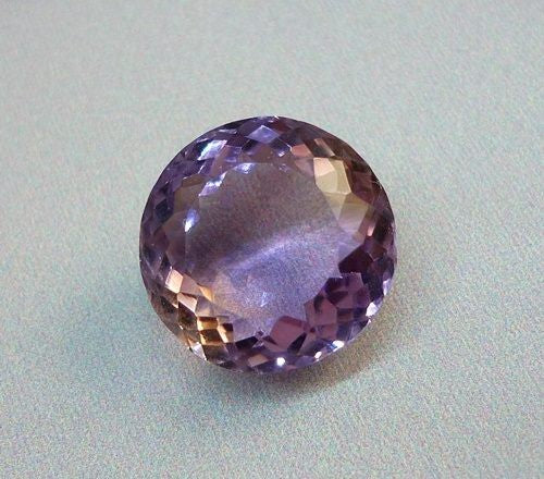 12.23CT NATURAL PURPLE GOLDEN YELLOW AMETRINE