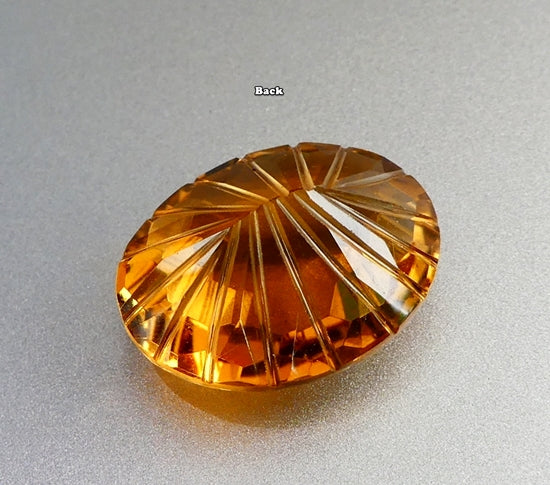 15.78CT BEAUTIFUL EXCELLENT CUSTOM CUT 100% NATURAL YELLOW CITRINE