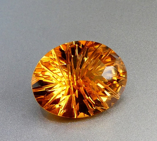 15.78CT 美しいエクセレント カスタム カット 100% 天然イエロー シトリン