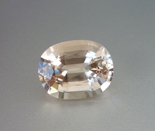 17.98CT 認定済み未処理ルーペ クリーンな巨大な 100% 天然モルガナイト