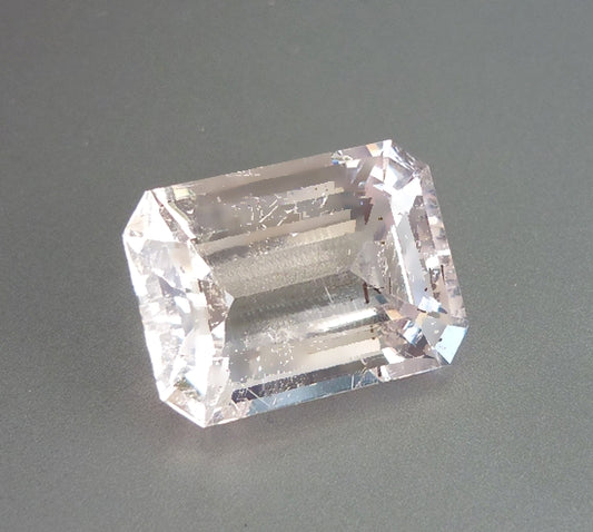 17.99CT 非加熱優れた巨大な八角形 100% 天然ピンク モルガナイト