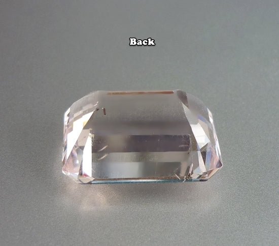 17.99CT UNHEATED EXCELLENT HUGE OCTAGON 100% NATURAL PINK MORGANITE