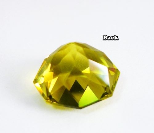 19.58CT EXCELLENT LEMON YELLOW CUSTOM CUT CITRINE