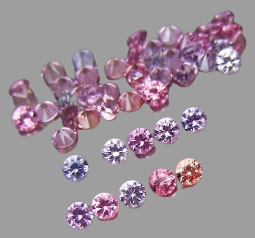 2.00CT DAZZLING ROUND DIAMOND CUT 100% NATURAL MULTI-COLOUR SPINEL LOT