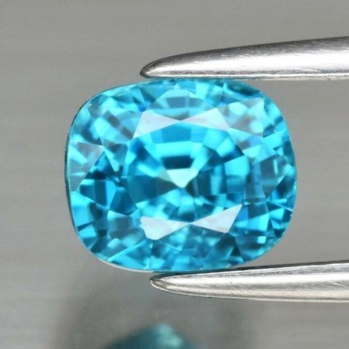 2.11CT DAZZLING  NATURAL BLUE ZIRCON