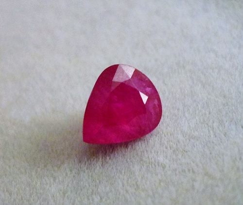 2.18CT 魅惑的なローズレッド ルビー