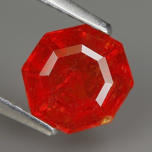 2.21CT NATURAL ORANGE RED SPESSARTITE GARNET