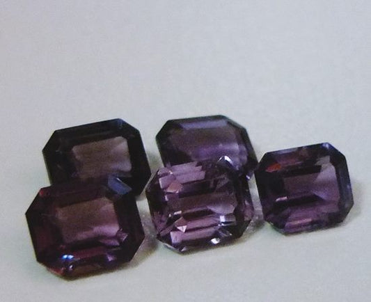 2.28CT GORGEOUS PURPLE SPINEL LOT 5PCS