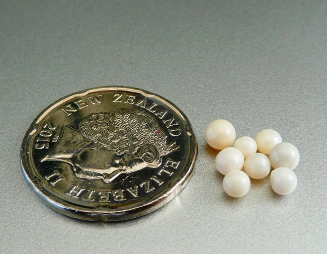 2.30CT EXTREMELY RARE NON-CULTURED 100% NATURAL WHITE WILD SEA PEARL LOT