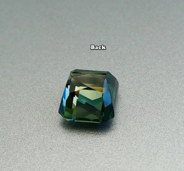 2.33CT EXCELLENT OCTAGON 100% NATURAL OLIVE GREEN TOURMALINE