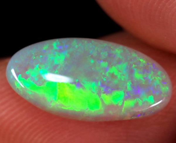 2.48CT GORGEOUS BIG 100% NATURAL LIGHTNING RIDGE AUSTRALIA LIGHT OPAL