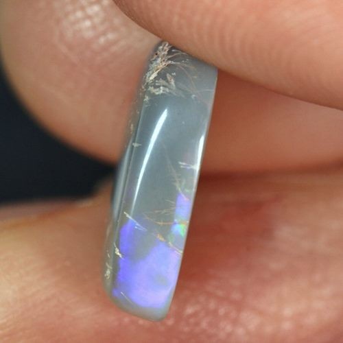 2.50CT NATURAL LIGHTNING RIDGE AUSTRALIA SEMI BLACK OPAL