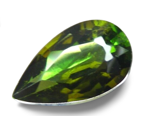 2.52CT UNHEATED SPLENDID HUGE PEAR 100% NATURAL GREEN TOURMALINE