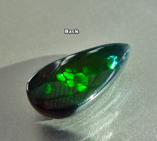 2.59CT UNHEATED RAINBOW STUNNER FLASHING 100% NATURAL BLACK OPAL