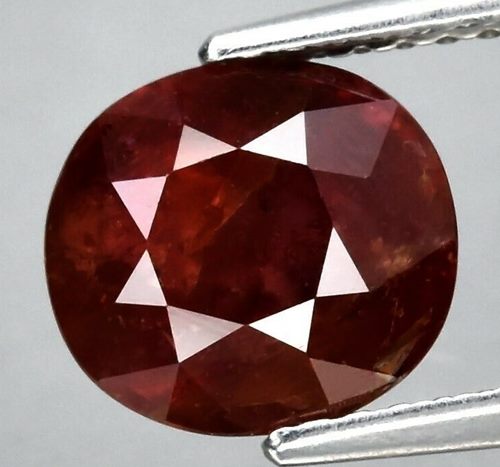 2.73CT SPLENDID OVAL ORANGE RED RUBY