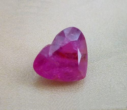 2.80CT UNHEATED HEART SHAPED TOP RED RUBY