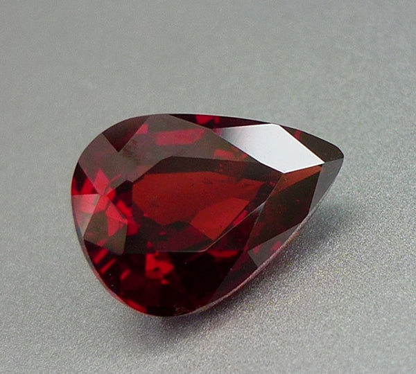 2.83CT EXCELLENT HUGE PEAR 100% NATURAL PURPLE PINK RED UMBALITE