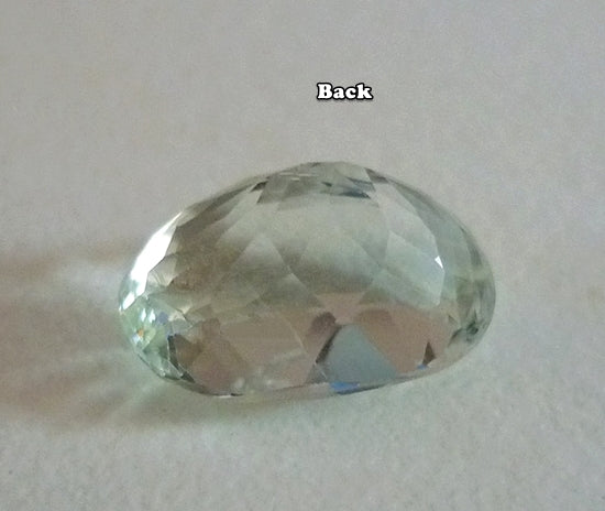 2.85CT 非加熱優れた大粒 100% 天然シルバー グリーン トルマリン