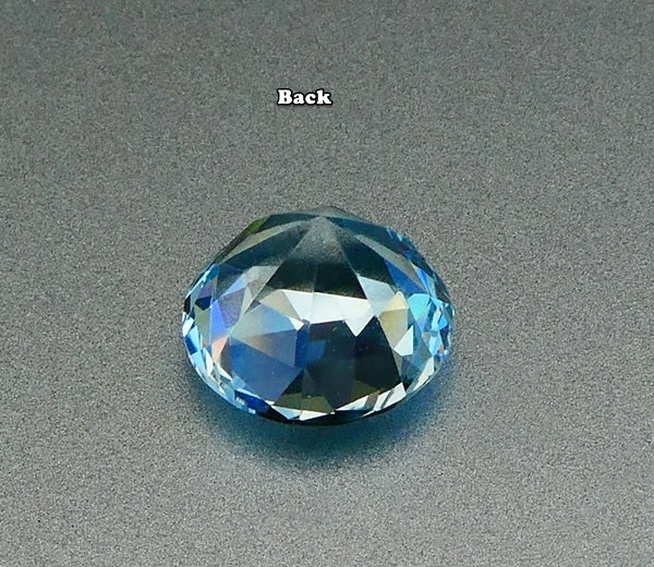 2.94CT SPLENDID HUGE ROUND SANTAMARIA BLUE 100% NATURAL AQUAMARINE