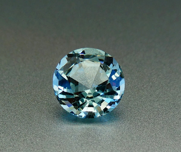 2.94CT SPLENDID HUGE ROUND SANTAMARIA BLUE 100% NATURAL AQUAMARINE