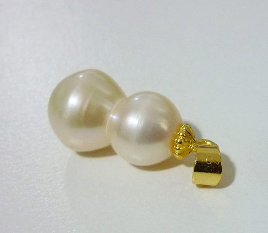 21.40MM UNIQUE GENUINE CULTURED PEARL 925 STERLING SILVER PENDANT