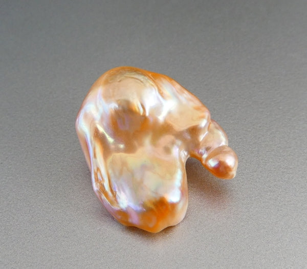 21.61CT UNIQUE GENUINE EXCELLENT HUGE PINK GOLD JAPANESE KASUMI PEARL