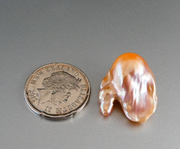 21.61CT UNIQUE GENUINE EXCELLENT HUGE PINK GOLD JAPANESE KASUMI PEARL