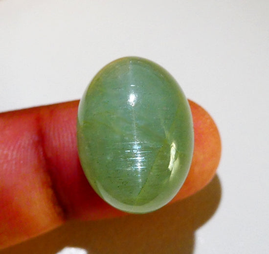 23.84CT VERY RARE HUGE 100% NATURAL AQUAMARINE CAT'S EYE