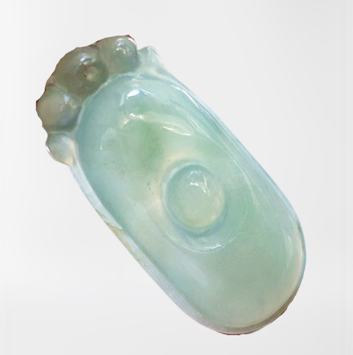 UNTREATED WATERY GREEN A GRADE JADEITE PENDANT