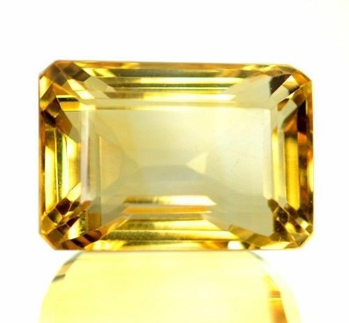 28.88CT FLAWLESS EXCELLENT BEST CUT 100% NATURAL GOLDEN YELLOW CITRINE