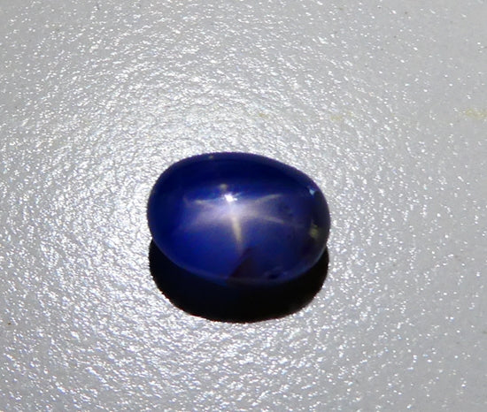 3.24CT 非加熱 100% 天然ブルー ビルマ スター サファイア