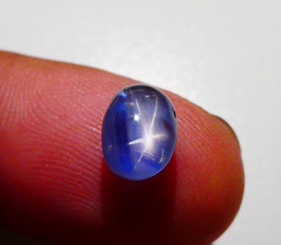 3.24CT 非加熱 100% 天然ブルー ビルマ スター サファイア