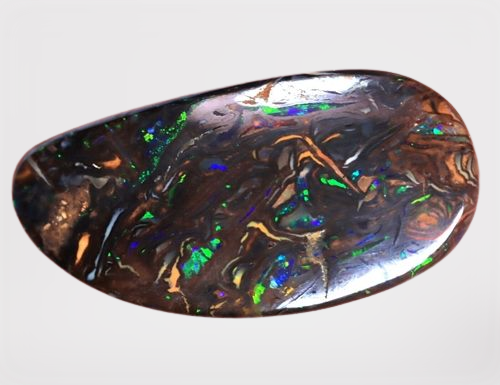 3.35CT GORGEOUS RAINBOW AUSTRALIAN BOULDER OPAL