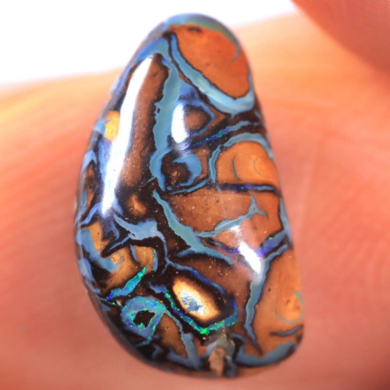 3.35CT EXCELLENT UNIQUE 100% NATURAL BIG AUSTRALIAN BOULDER OPAL