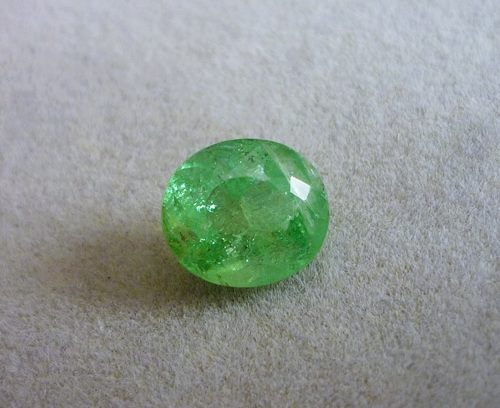 3.36CT MINT GREEN TSAVORITE GARNET