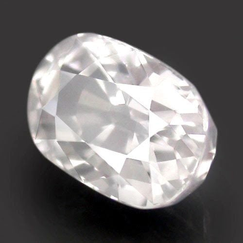 3.48CT DAZZLING NATURAL WHITE ZIRCON