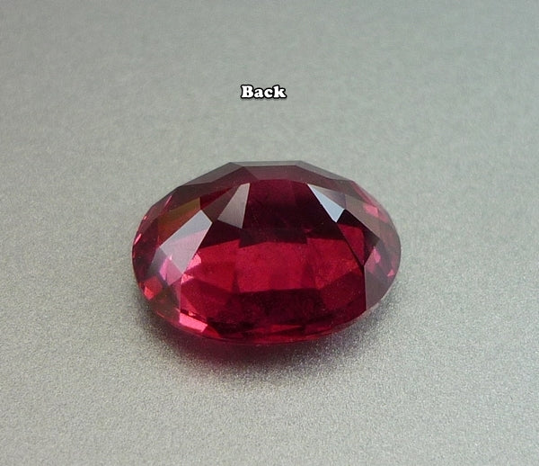 3.48CT EXCELLENT HUGE OVAL 100% NATURAL PURPLE PINK RED UMBALITE