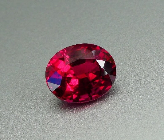 3.48CT 優れた巨大なオーバル 100% 天然パープル ピンク レッド アンバライト